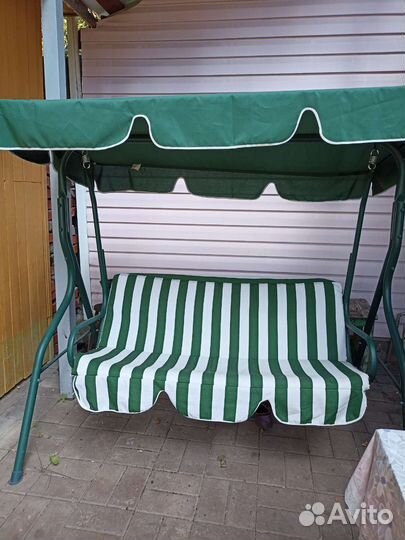 Садовые качели бу