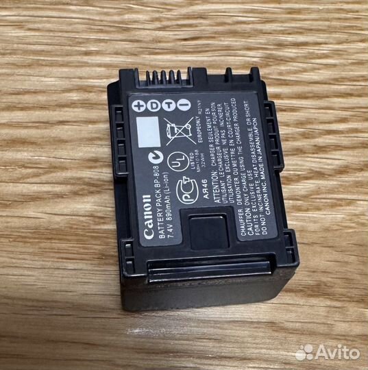 Аккумулятор Canon BP-808 Новый (CG-800)