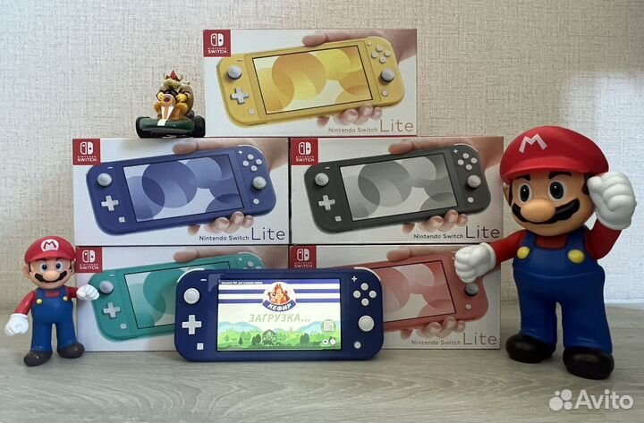 Nintendo Switch Lite Прошитые Новые с 20 Играми
