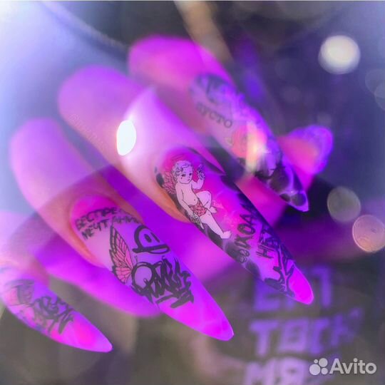 Крейзи маникюр/наращивание ногтей