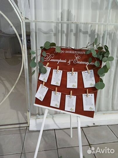 План рассадки гостей