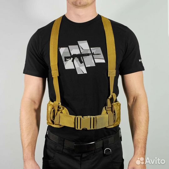 Боевой тактический пояс BL212, coyote