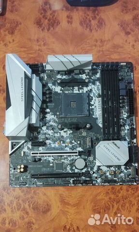 Материнская плата AsRock b450m Steel Legend