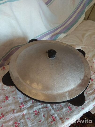 Казан чугунный 6 литров - Новый