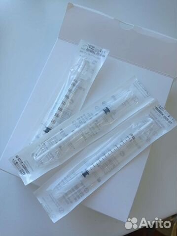 Шприц с фиксированной иглой (17шт)