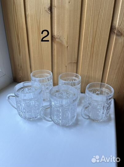 Хрустальные кружки