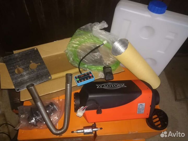 Автономный дизельный отопитель сухой фен 12в