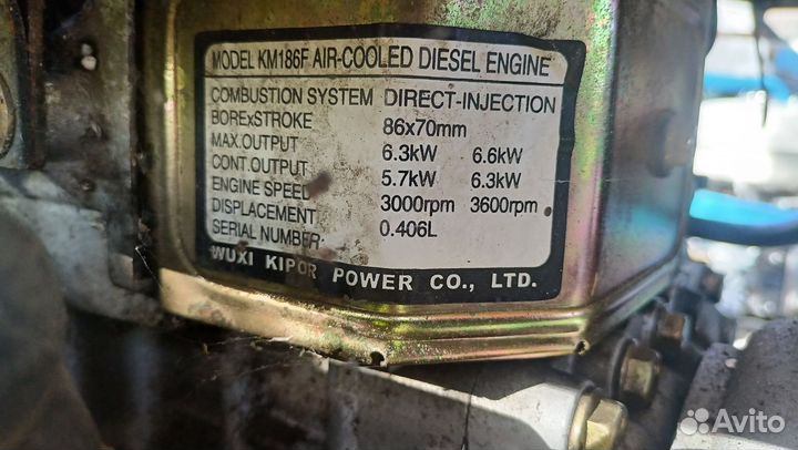 Дизельный генератор 6 квт бу