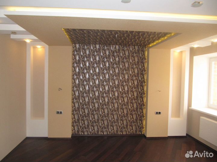 Поклейка обоев