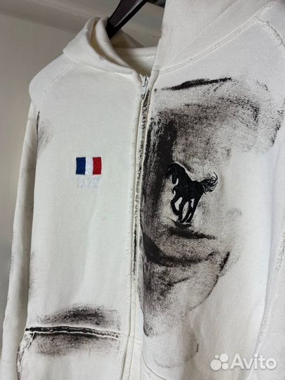 Balenciaga x polo ralph lauren зип худи