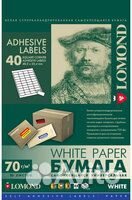 Бумага с клеевой основой Lomond А4, 70 г/м2, 50 ли