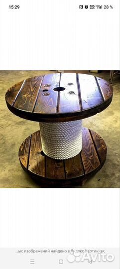 Катушка от кабеля деревянная