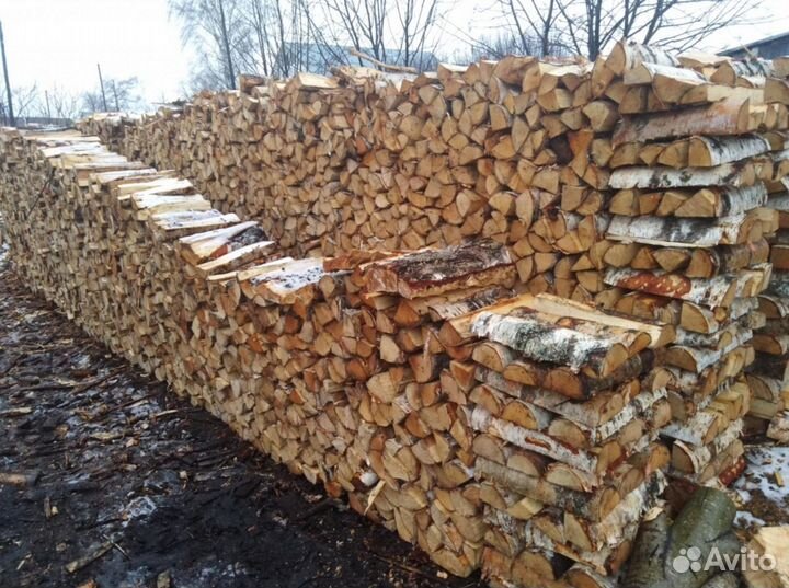 Дрова березовые колотые