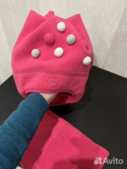 Комплект шапка, шарф