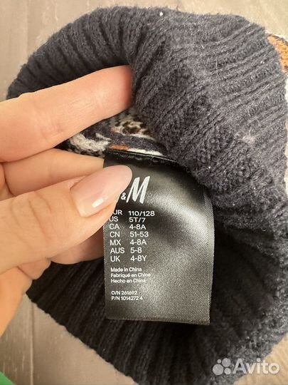 Комплект шапка и шарф для мальчика