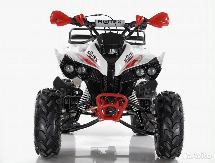 Квадроцикл Raptor SL (белый, красная рама)