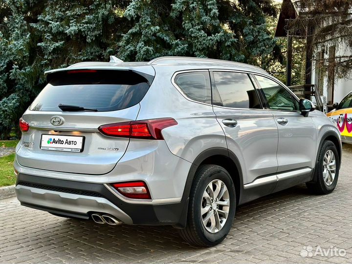 Hyundai Santa Fe 2.2 AT, 2019, 87 000 км