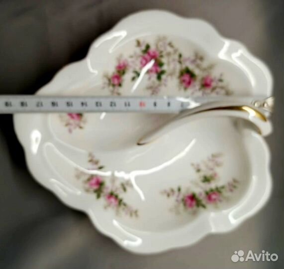 Менажница. Костяной фарфор. Royal Albert. 19см