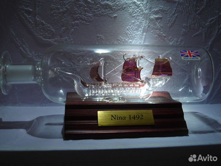 Корабль в бутылке «нина 1492»