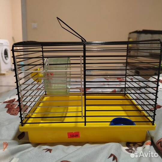 Клетка для грызунов с колесом