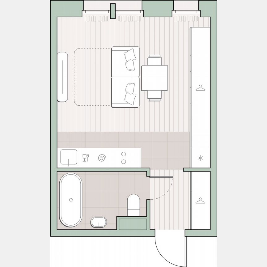 Квартира-студия, 28,3 м², 11/13 эт.