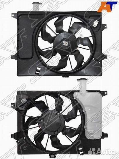 Диффузор радиатора в сборе hyundai elantra/avante