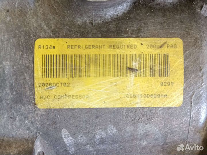 Компрессор кондиционера ford fusion fiesta mk5