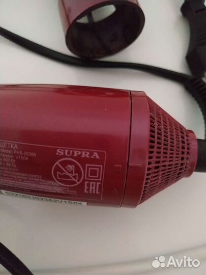 Фен с щеткой