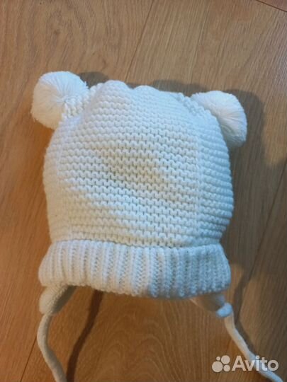 Бесплатно Шапка вязаная детская Демисезон
