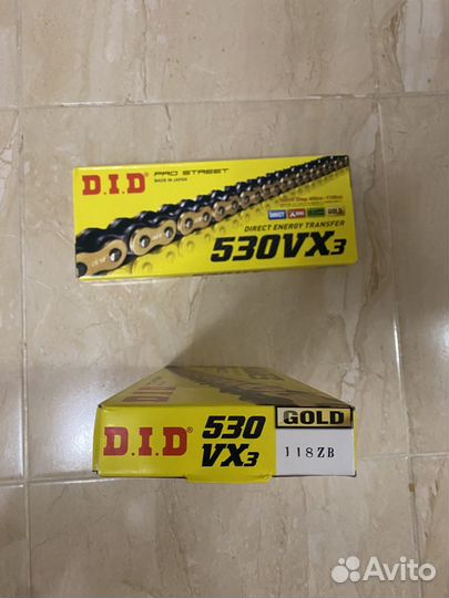 D.I.D 530VX3 118 звеньев