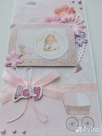 Открытка ручной работы 