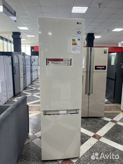 Холодильник с морозильником LG GA-B509secl