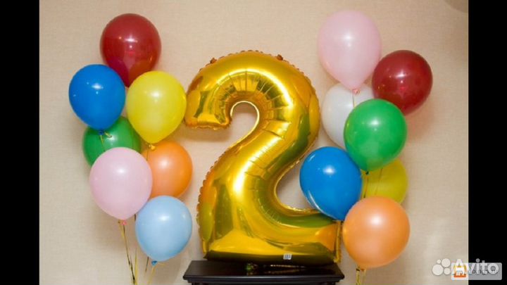 Фольгированные шары цифры