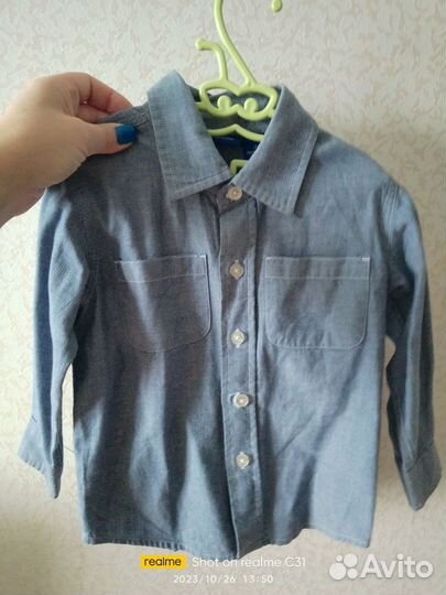 Рубашка на мальчика 92