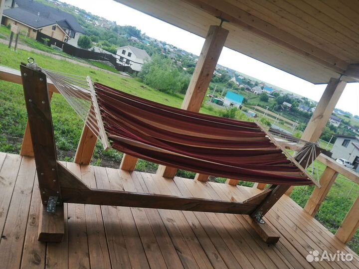 Гамак 2х местный. Макс нагрузка до 200кг. Новый