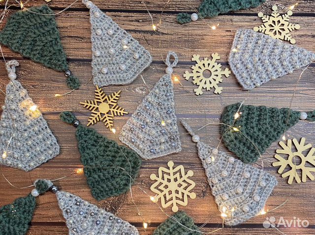 Новогодние игрушки украшения ручной работы