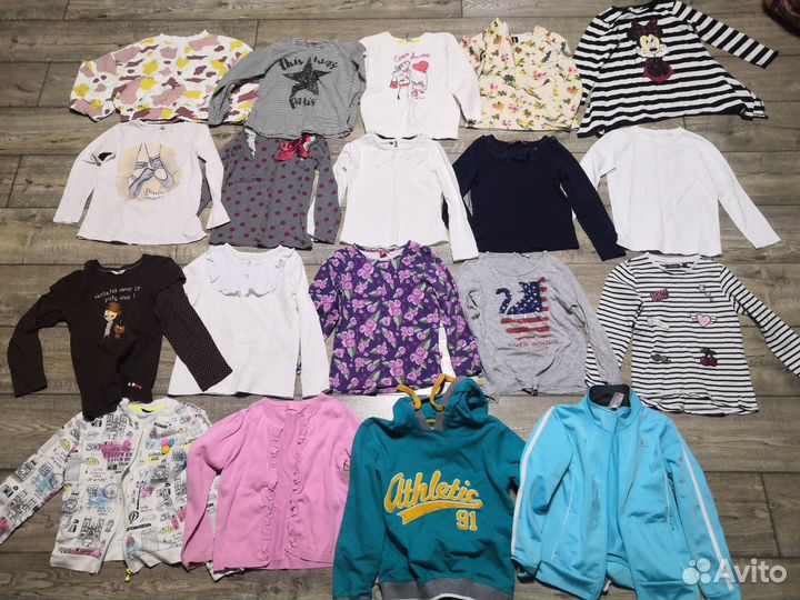 Большой пакет одежды для девочки 122