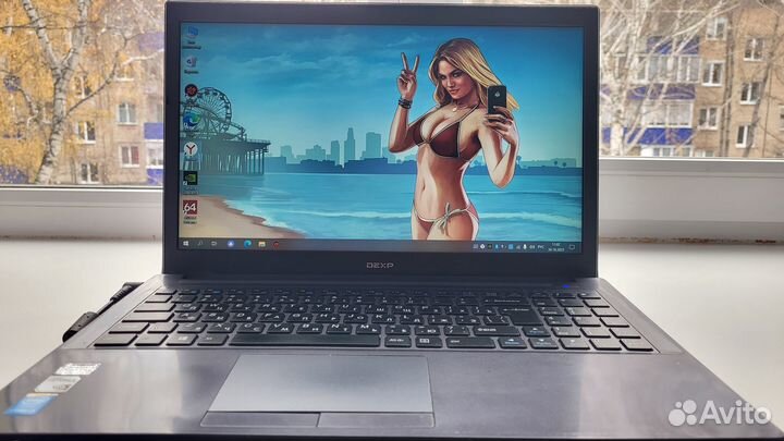 Игровой мощный ноутбук /2 видеокарты/SSD