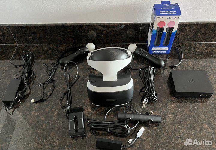Ps4 pro 1tb / шлем Sony VR