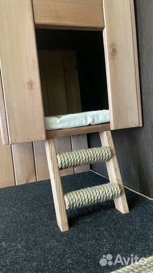 Когтеточка домик для кошки