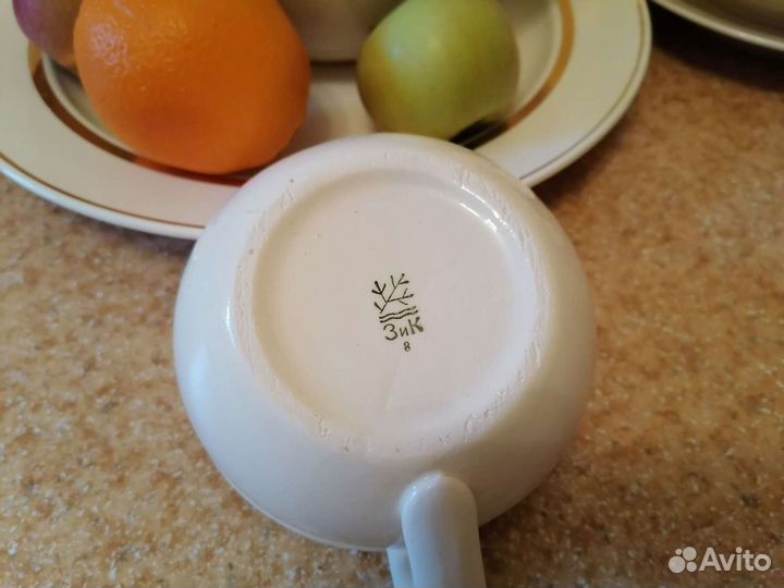 Набор столовой посуды, столовый сервиз новый зик