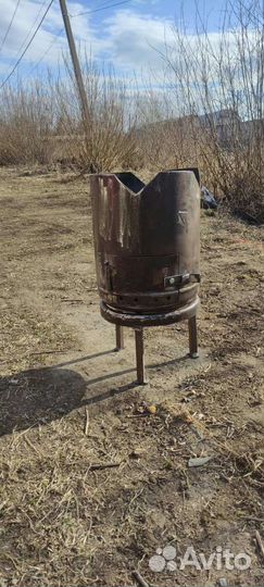 Печка под казан