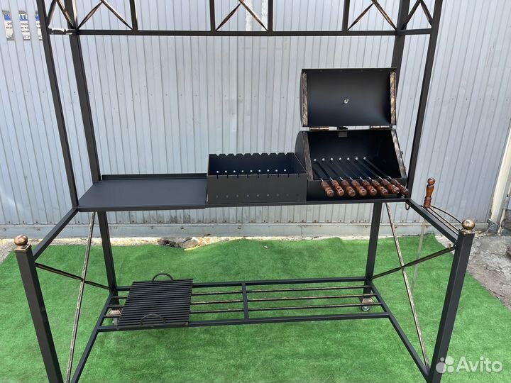 0556/24 Гриль-барбекю с навесом и мангалом