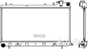 Радиатор 34211013 Sakura