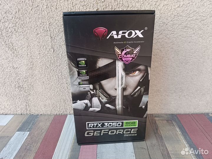 Видеокарта Afox RTX3050 combat Edition 8GB (новая)