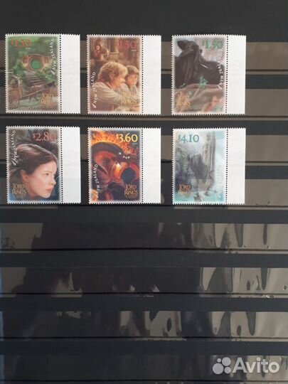 Хоббит, Властелин колец. Марки Новая Зеландия