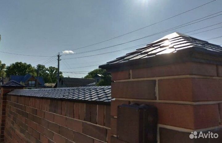 Колпак полимерпесчаный и парапет