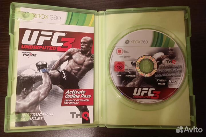 Игра для приставки xbox 360 UFC 3