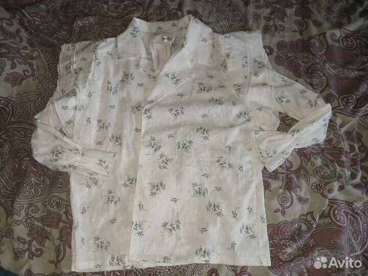 Муслиновая рубашка женская