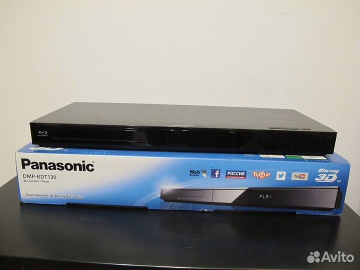 Блюрей проигрыватель Panasonic DMP-BDT130